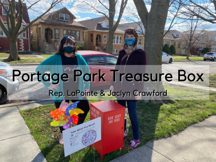 Rep. LaPointe Visits Jaclyn Crawford’s Portage Park Treasure Box: Watch the Video Below