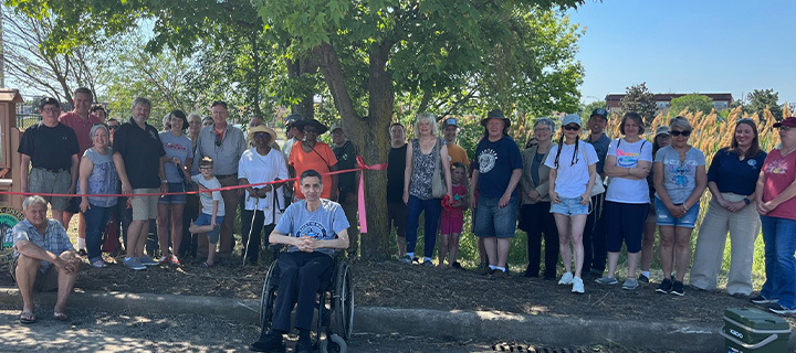 Ribbon-cutting held for Dunning Read Natural Area at Irving Park Rd.  & Oak Park Ave.